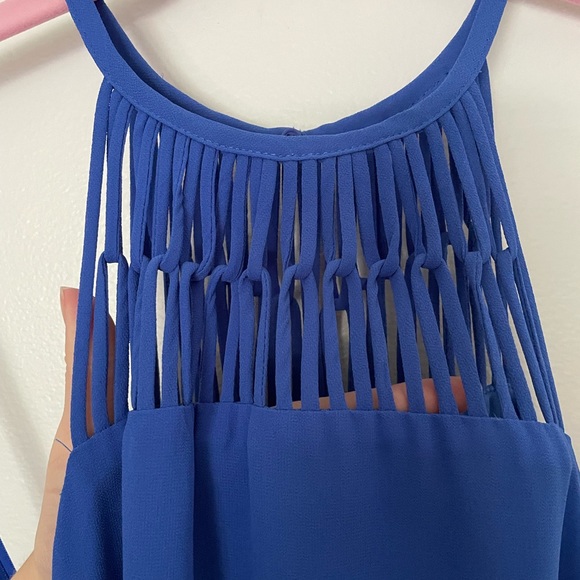 Lulus Tell Me Royal Blue Swing Dress size M - Picture 4 of 10